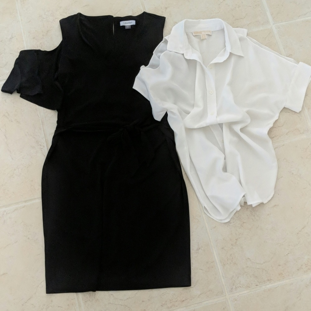 Cold Shoulder Dress and Shirt!